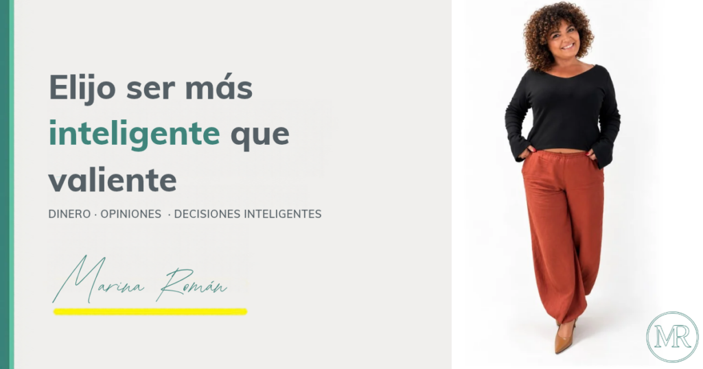 Portada de Marina Román sobre cuánto cuesta decir lo que piensas y las decisiones inteligentes.